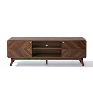 63" Mid-Century Modern TV Stand with Storage