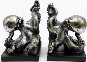 Nautical Octopus Bookends – Antique Bronze Finish