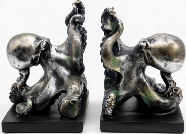 Nautical Octopus Bookends – Antique Bronze Finish
