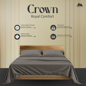 Egyptian Cotton Sateen Sheet Set – Deep Pocket, Hotel Quality