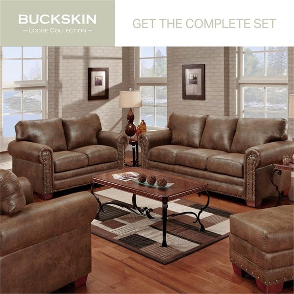 4-Piece Sleeper Sofa Set – Microfiber with Pull-Out Bed