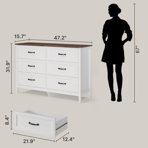 5-Drawer Dresser & 6-Drawer Chest Set
