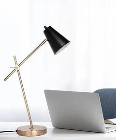 Adjustable Architect Desk Lamp with Metal Base & E26 Bulb