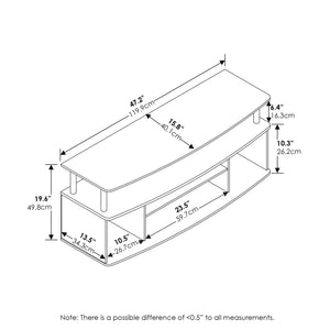 Large TV Stand Entertainment Center for TVs up to 55"