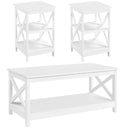 3-Piece Living Room Table Set – Coffee Table & 2 End Tables