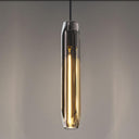 Smoke Gray Crystal Pendant Light for Kitchen Island