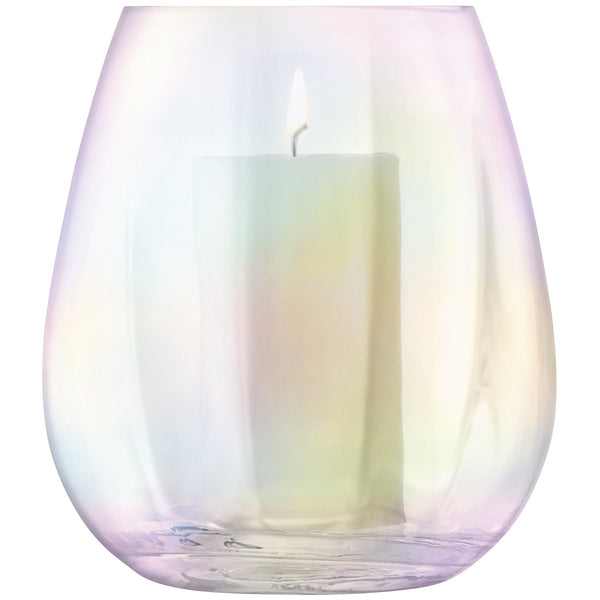 Mother of Pearl Handpainted Lantern Vase