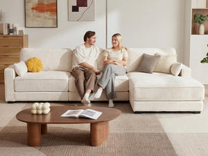 120" Modular Sectional Sofa with Ottoman