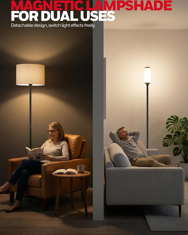 LED Floor Lamp with Remote & Touch Control