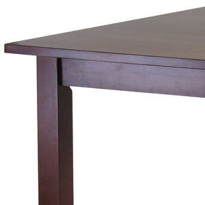 Square Solid Wood Pub Dining Table – Antique Walnut