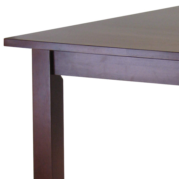 Square Solid Wood Pub Dining Table – Antique Walnut