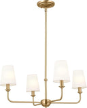 4-Light Mini Chandelier – Metal Ceiling Light Fixture