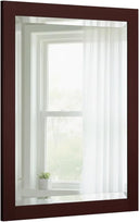 24" x 30" Beveled Bathroom Vanity Mirror – Wood Frame