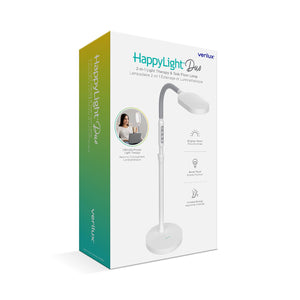 Full Spectrum LED Light Therapy Floor Lamp with Adjustable Gooseneck