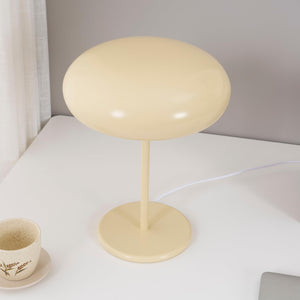Ayla Globe Table Lamp — Dimmable LED, Metal Dome Shade