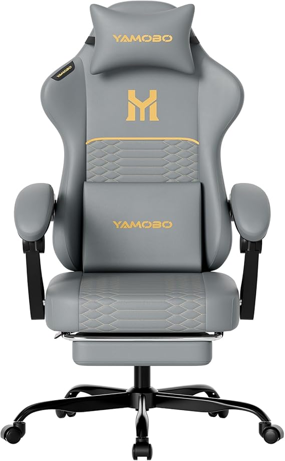 Gaming Chair with Footrest & Recliner