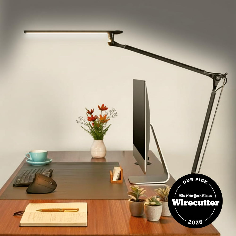 Adjustable LED Desk Lamp with 3 Color Modes & Dimmer