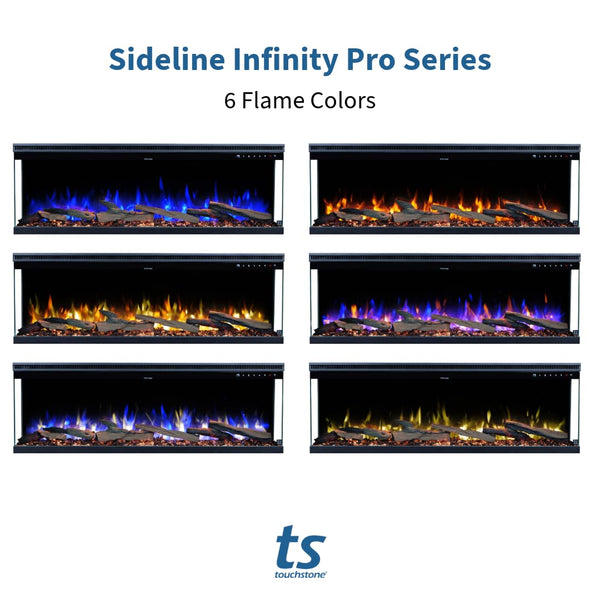 3-Sided Smart Electric Fireplace