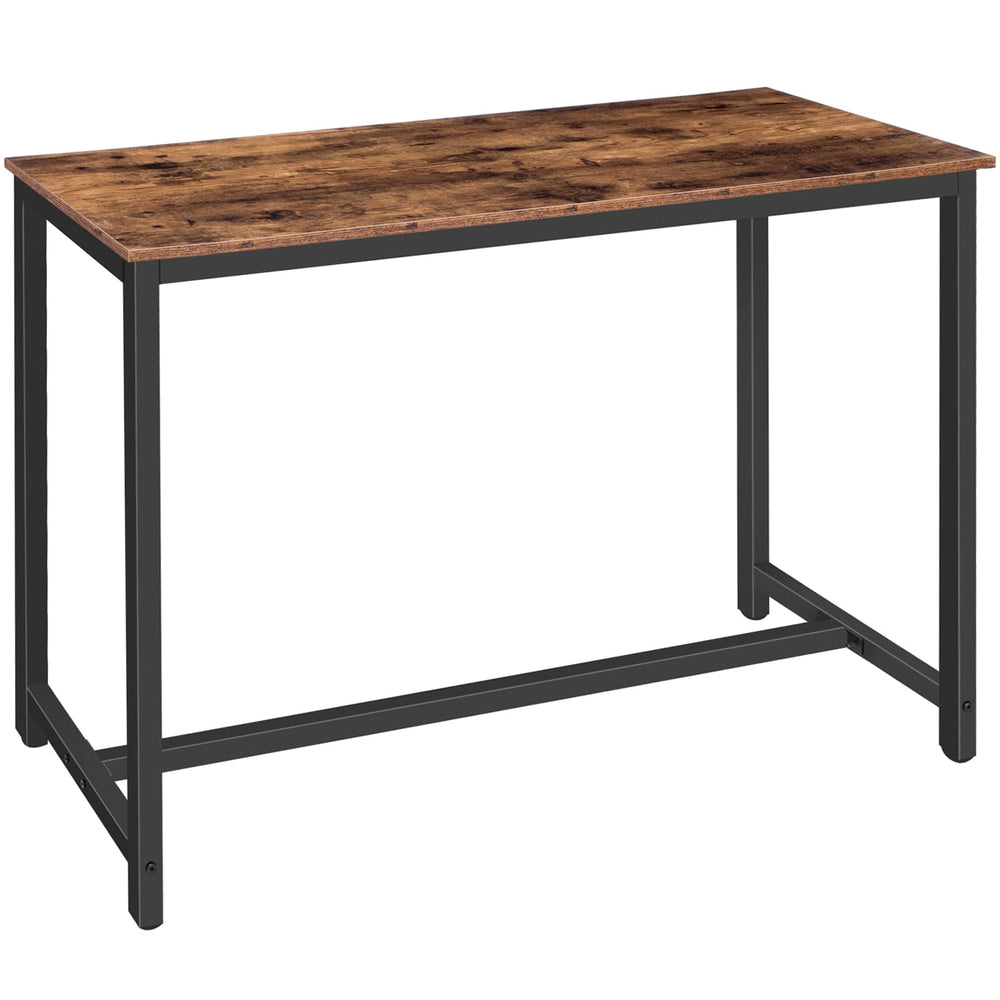 Industrial Bar Height Dining Table with Metal Frame