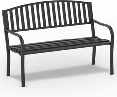 50" Cast Iron Outdoor Bench