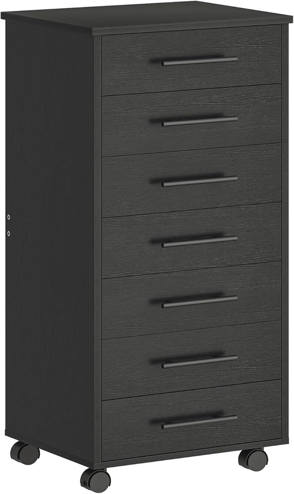 7-Drawer Mobile File Cabinet