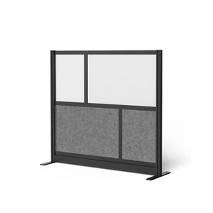 Modular Wall Room Divider with Whiteboard – 53"W x 48"H