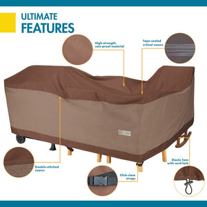 Waterproof Outdoor Patio Furniture Cover – 100"W x 70"D x 29"H