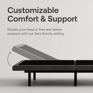 Premier Adjustable Bed Base with Massage & Zero Gravity