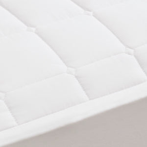 Organic Cotton Mattress Protector – Padded, Hypoallergenic, Breathable