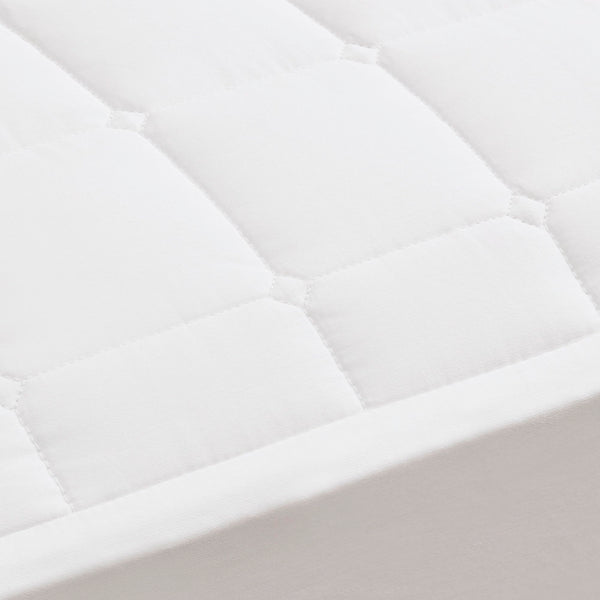 Organic Cotton Mattress Protector – Padded, Hypoallergenic, Breathable