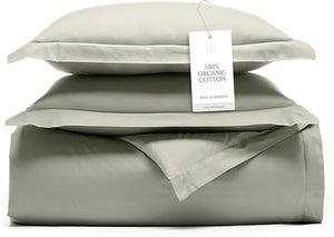 Organic Cotton Duvet Cover Set with Shams