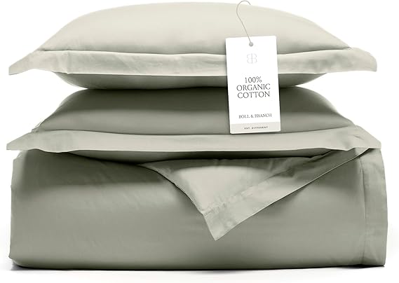 Organic Cotton Duvet Cover Set with Shams