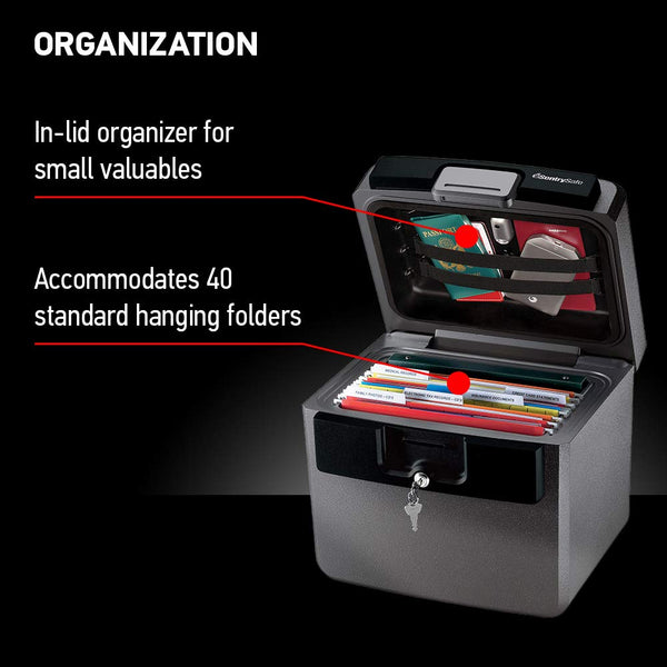 Fireproof Waterproof Key Lock File Safe Box
