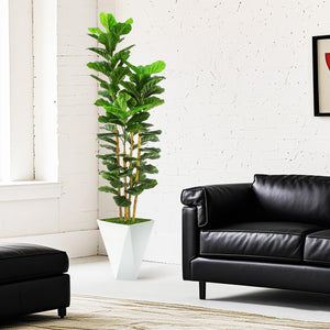 Artificial Fiddle Leaf Fig Tree with Planter – 6 ft