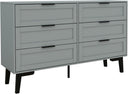 Modern Wooden Dresser with 6 Drawers – Bedroom & Living Room Storage