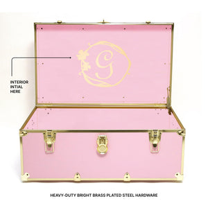 Storage Trunk Footlocker with Locking Lid