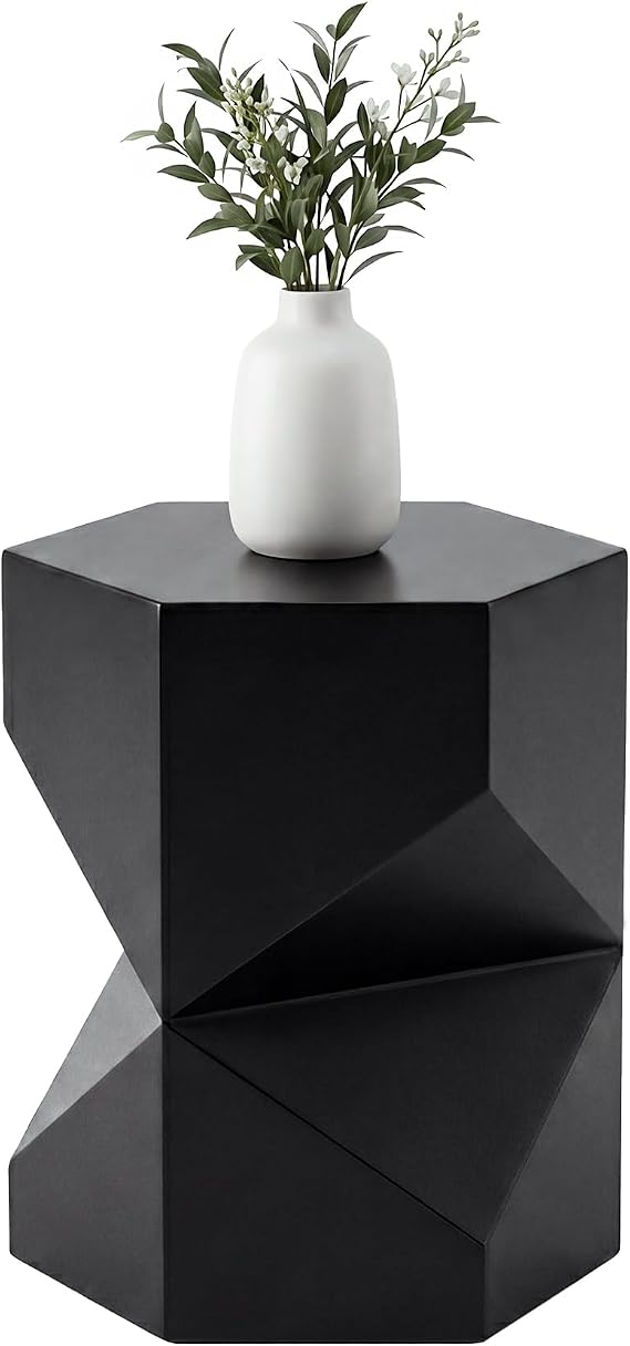 MgO Concrete Hexagonal Outdoor Side Table