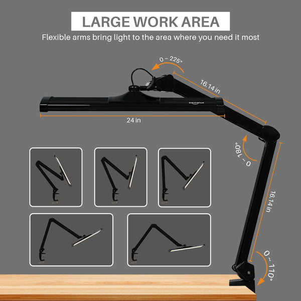 LED Architect Desk Lamp with Swing Arm