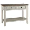 Farmhouse Sofa Table with Drawers