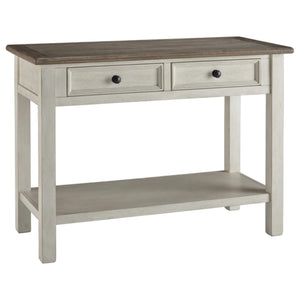 Farmhouse Sofa Table with Drawers