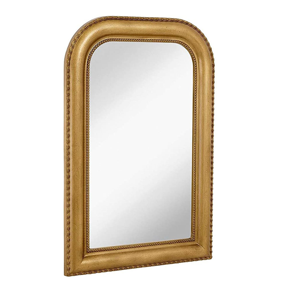 Antique Gold Framed Beveled Wall Mirror