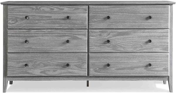 6-Drawer Solid Wood Bedroom Dresser