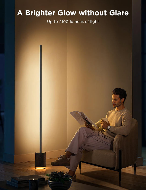 Smart LED Floor Lamp with Bluetooth Speaker