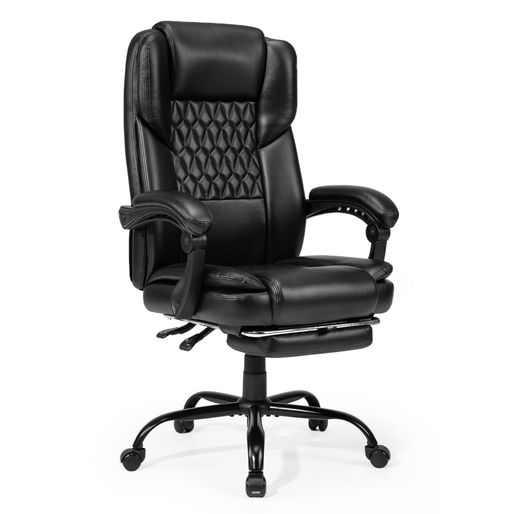 Big & Tall Reclining Office Chair with Footrest