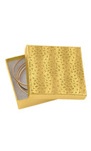 Cotton Filled Embossed Jewelry Boxes with Lids — Case of 100, 3.5" x 3.5" x 1"