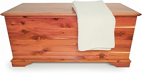 Solid Cedar Wood Blanket Storage Chest – Aromatic Hope Chest