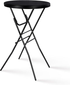 Round Folding Cocktail Bar Table – High Top Indoor Outdoor