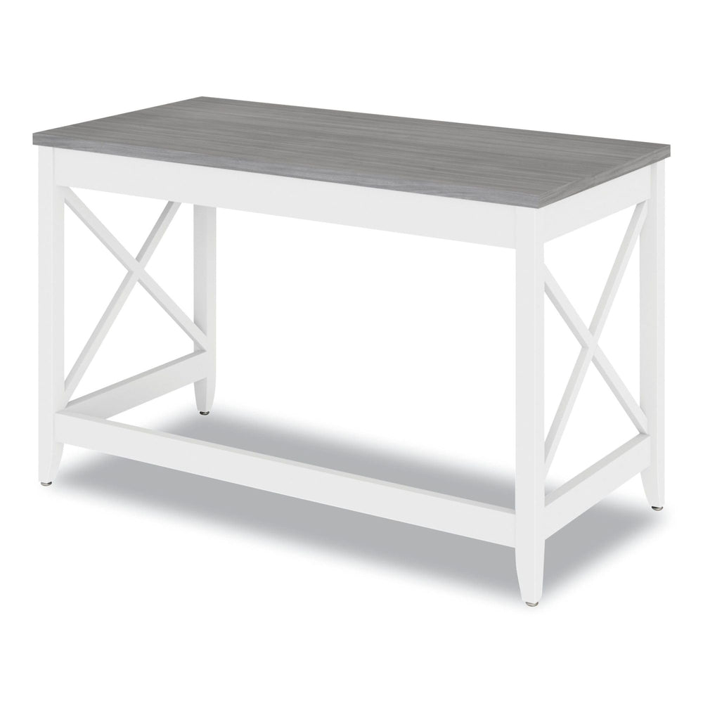 Farmhouse Writing Desk 47" | Light Grey