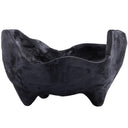 Oak Wood Decorative Bowl with Feet Boho Rustic Home Decor