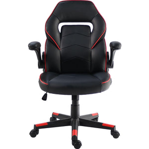 Ergonomic Gaming Chair with Flip-Up Armrests & 360° Swivel